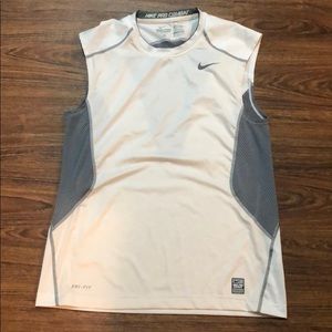 Nike Pro Combat Fitted Dri-Fit Sleeveless Shirt